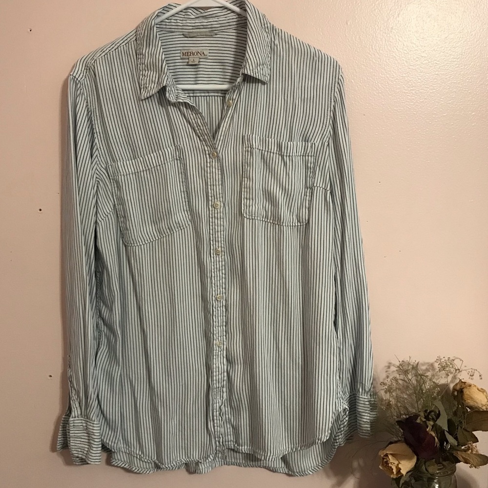 Merona button up
